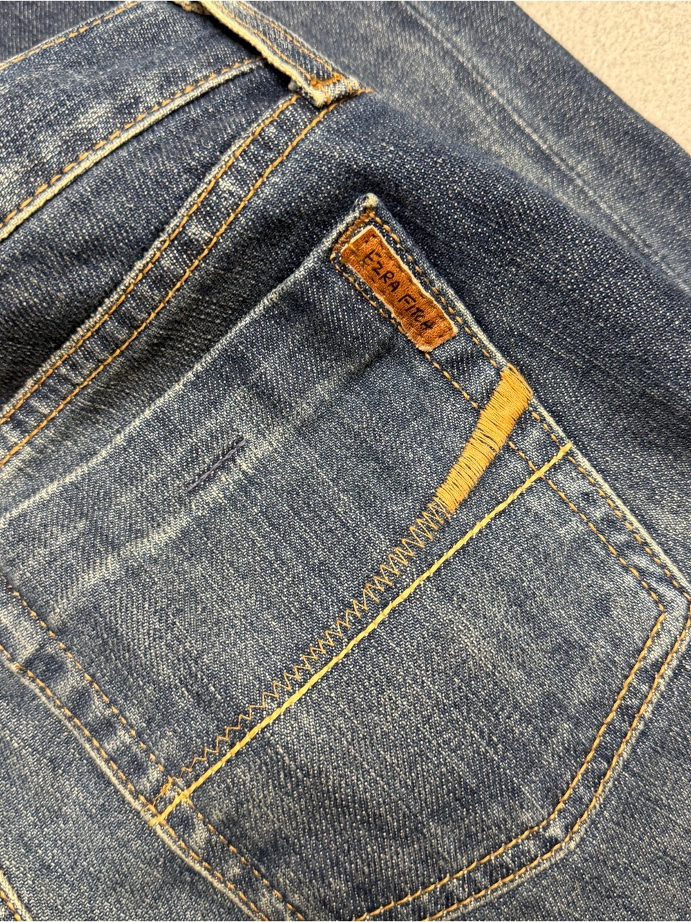 Vintage Y2K Ezra Fitch by Abercrombie & Fitch 2000s Denim Capri Jeans - Picture 6 of 8
